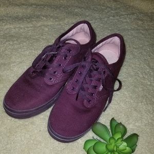 Burgundy Vans